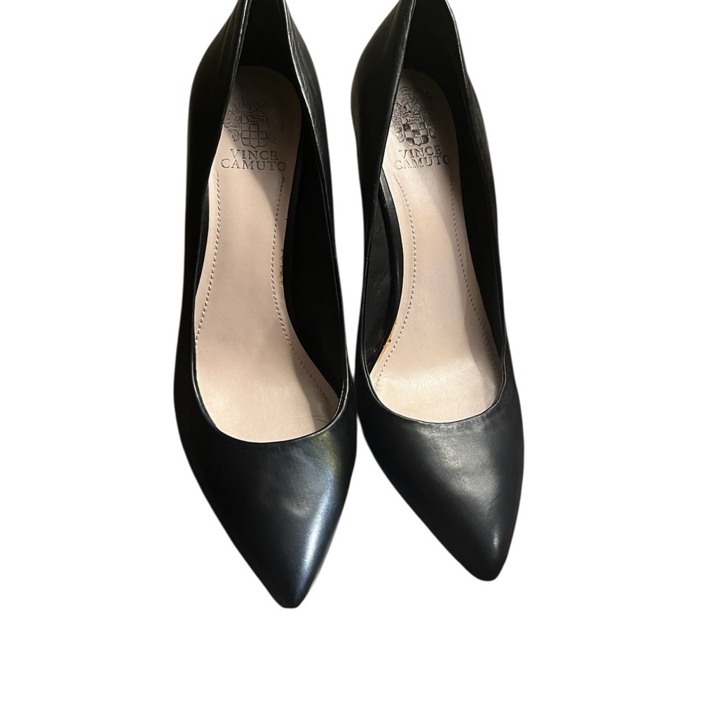 Vince Camuto Leather High Heel Shoes Black Women Size 11B
Vintage